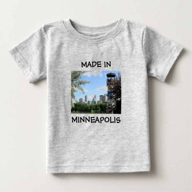 De Bebé Camiseta hecha en Minneapolis (Anverso)