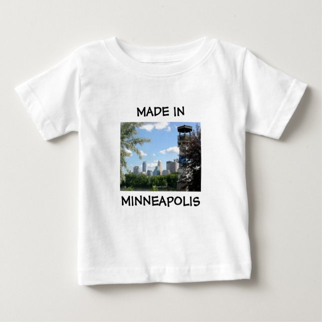 De Bebé Camiseta hecha en Minneapolis (Anverso)