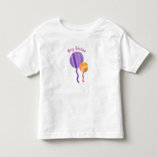 De Bebé Camiseta Hermana Mayor - Tema Globos