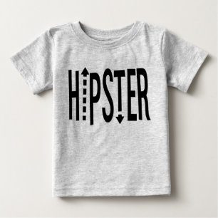 De Bebé Camiseta Hipster Arrow Typography