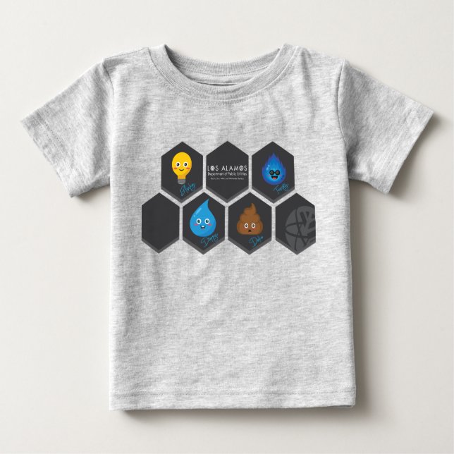 De Bebé Camiseta Honeycomb para niños (Anverso)