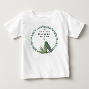 De Bebé Camiseta Hummingbird Baby Personalizado Shirt Todd
