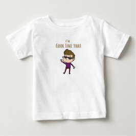 De Bebé Camiseta I'm cool like pops