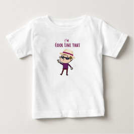De Bebé Camiseta I'm cool like pops