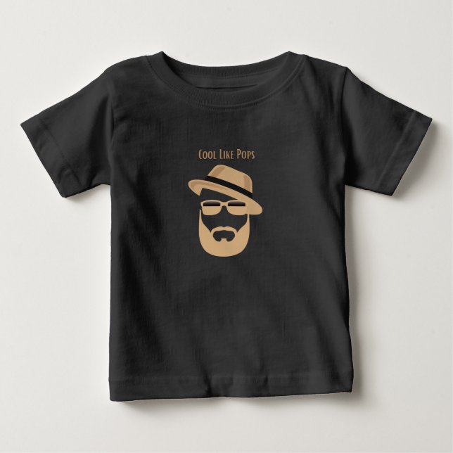 De Bebé Camiseta I'm cool like pops (Anverso)