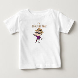 De Bebé Camiseta I'm cool like pops