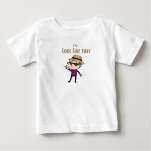 De Bebé Camiseta I'm cool like pops