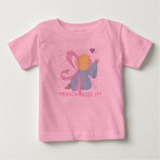 De Bebé Camiseta infantil adaptable del ángel del cáncer