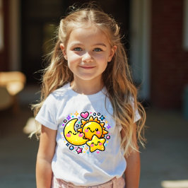De Bebé Camiseta infantil adorable Y2K Sol Luna Estrella