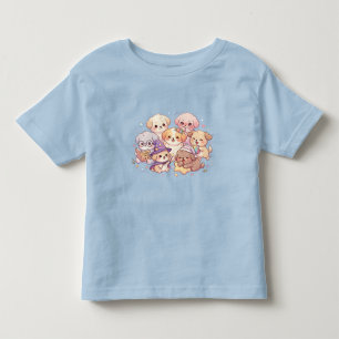 De Bebé Camiseta infantil Amigos Perritos Adorables
