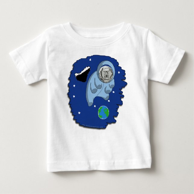 De Bebé Camiseta infantil Astro-Tardígrada (Anverso)