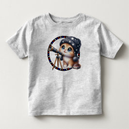De Bebé Camiseta infantil Astronomy Kitty Toddler