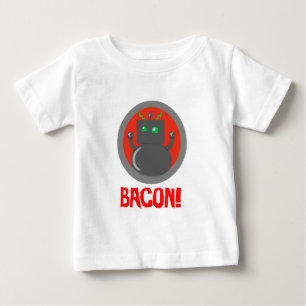 De Bebé Camiseta infantil Bacon Robot