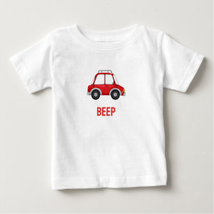 De Bebé Camiseta infantil Beep Beep Little Red Car