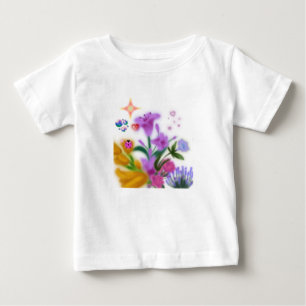 De Bebé Camiseta infantil Blossom Blur