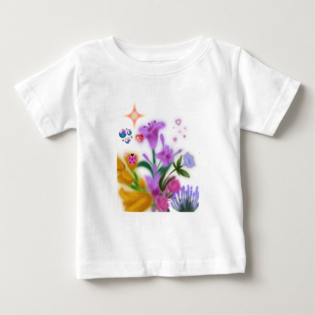 De Bebé Camiseta infantil Blossom Blur (Anverso)