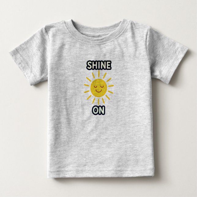 De Bebé Camiseta infantil Bright Sun (Anverso)