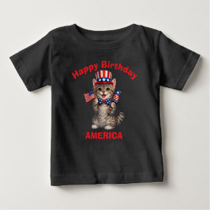 De Bebé Camiseta infantil California Spangled (1k) Patriót
