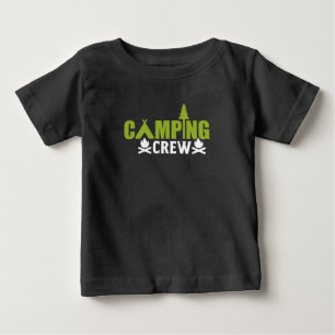 De Bebé Camiseta infantil Camping Crew para niños