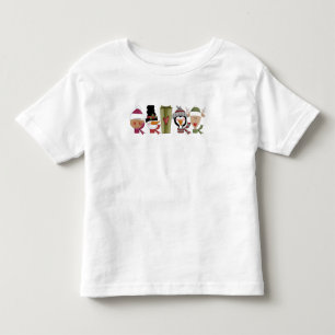 De Bebé Camiseta infantil Christmas Critters