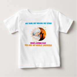 De Bebé Camiseta infantil con código QR personalizado y fo