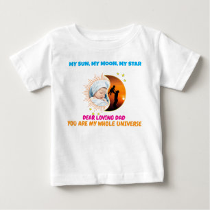 De Bebé Camiseta infantil con código QR personalizado y fo