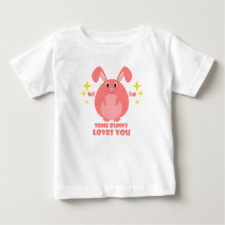 De Bebé Camiseta infantil con un conejo lindo