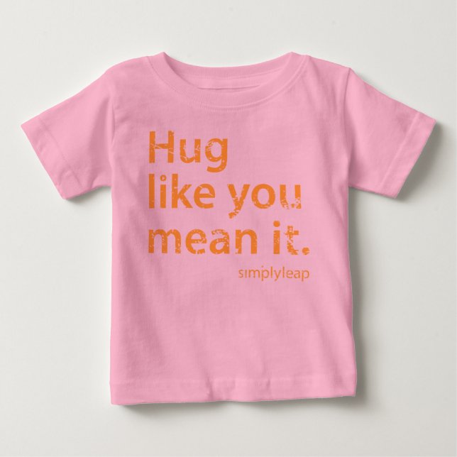 De Bebé Camiseta infantil del abrazo (Anverso)