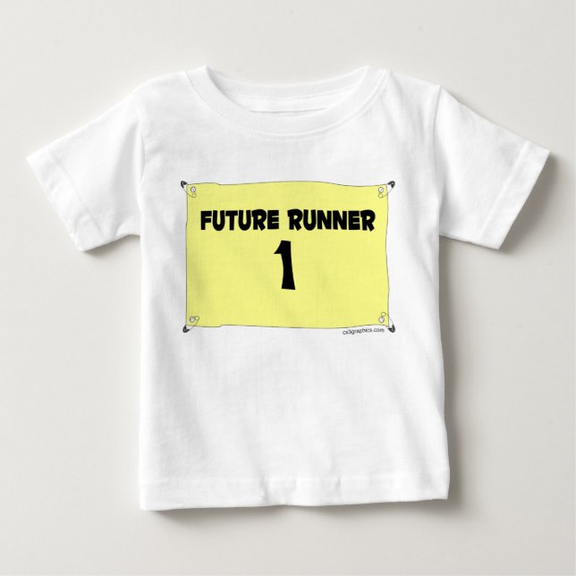 De Bebé Camiseta infantil del corredor futuro (Anverso)