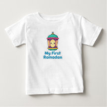 Camiseta infantil Feliz Ramadan Linterna