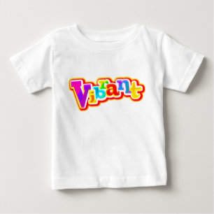 De Bebé Camiseta infantil gráfica vibrante