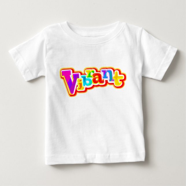 De Bebé Camiseta infantil gráfica vibrante (Anverso)
