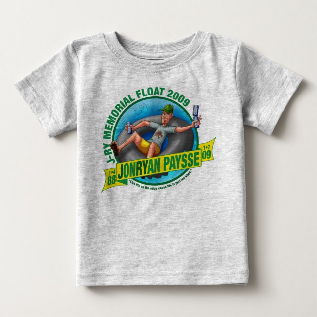 De Bebé camiseta infantil (gris) (Anverso)