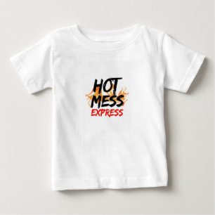 De Bebé Camiseta infantil Hot Mess Express
