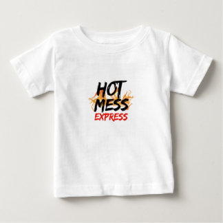 De Bebé Camiseta infantil Hot Mess Express