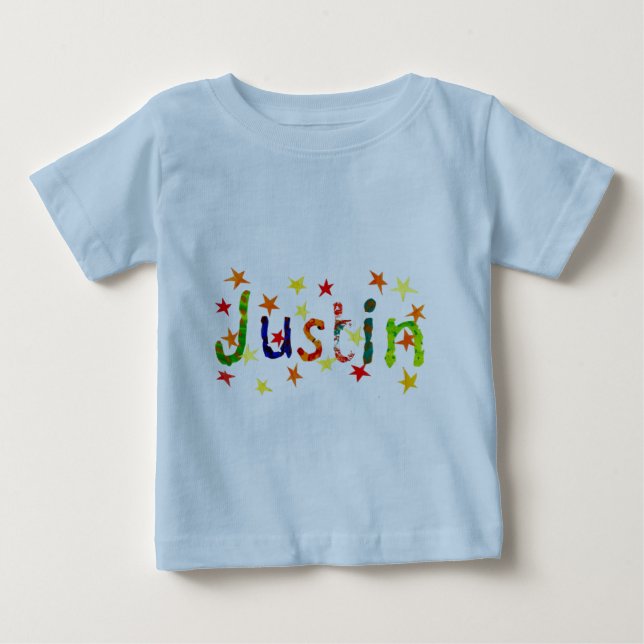 De Bebé Camiseta infantil "Justin" (Anverso)