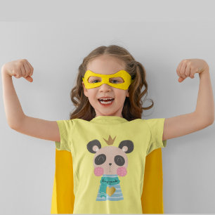 De Bebé Camiseta infantil King Panda