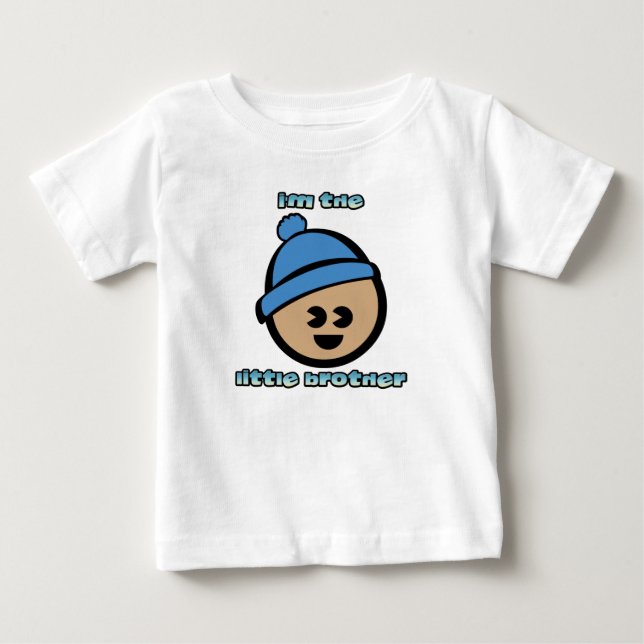 De Bebé Camiseta infantil "Little Brother" (Anverso)