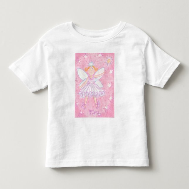 De Bebé Camiseta infantil Make a Wish 'Name' (Anverso)