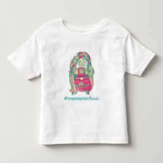 De Bebé Camiseta infantil "#Mamamorfosis" Personalizable