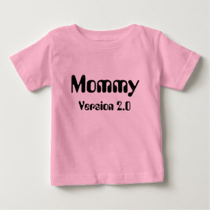 De Bebé Camiseta infantil mami versión 2.0