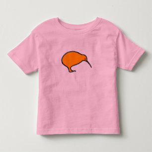 De Bebé Camiseta infantil naranja con kiwi