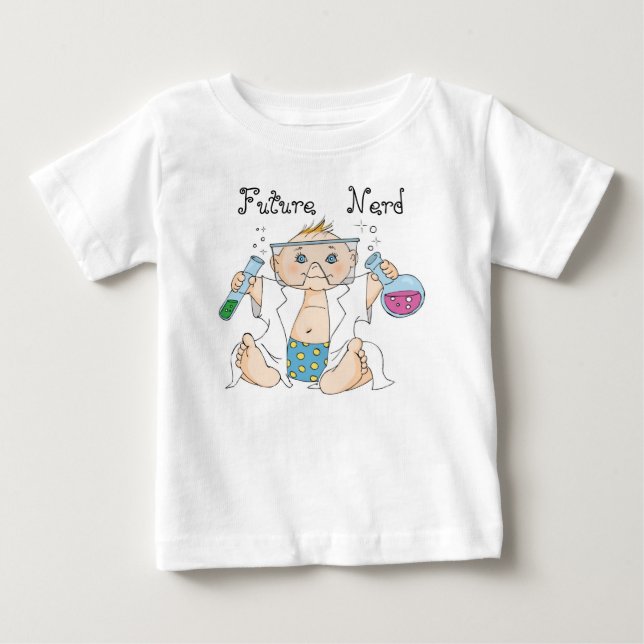 De Bebé Camiseta infantil / Nerd futuro / Niño (Anverso)