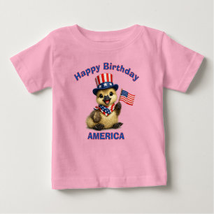 De Bebé Camiseta infantil patriótica Canada Goose (4d)