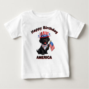 De Bebé Camiseta infantil patriótica Mastiff (2ac)