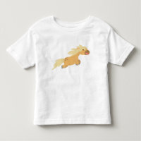 Camiseta infantil Personalizado Cute Palomino Pony