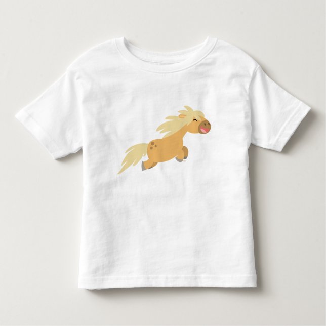 De Bebé Camiseta infantil Personalizado Cute Palomino Pony (Anverso)