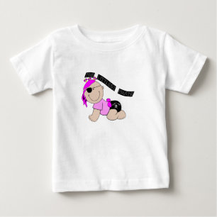 De Bebé Camiseta infantil pirata (Chica) más pequeña