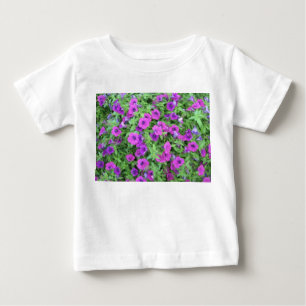 De Bebé Camiseta infantil Purple Petunias