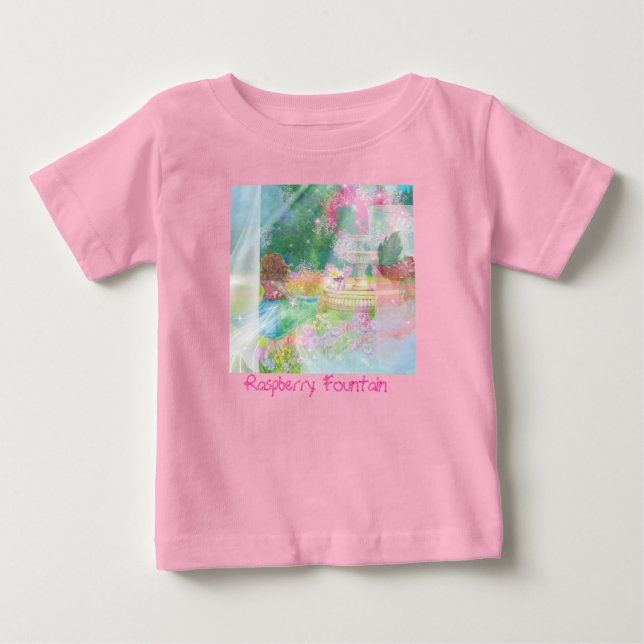 De Bebé Camiseta infantil Raspberry Fountain (Anverso)